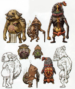 Artwork d'Hyrule Historia des doyens de Twilight Princess