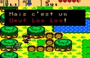 Maple qui prend l'Œuf Lon Lon à Link dans Oracle of Seasons