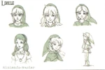 Concept art sur l'apparence de Linkle