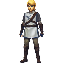 Link wearing his Trainee Tunic