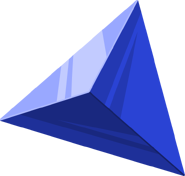 Artwork de una gema de fuerza azul