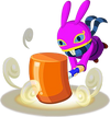 Official Artwork of Ravio wielding Hammer from A Link Between Worlds