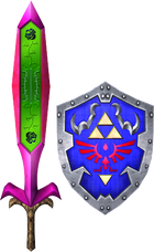 Great Fairy's Sword and Hylian Shield (Soul Calibur II)