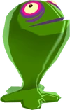 Render of a Green ChuChu from The Wind Waker