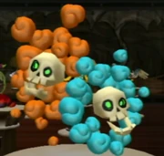 The Red and Blue Bubble figurine in the  from 