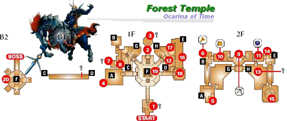 Legend of Zelda: Ocarina of Time Walkthrough - Forest Temple