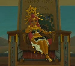 riju, la chef du peuple Gerudo dans Breath of the Wild.