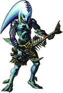 Artwork of Mikau playing the Guitar of Waves from Majora's Mask