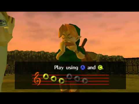 The Legend of Zelda - Ocarina of Time - Secret Warp Song! 