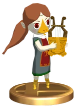 Medli Trophy from Super Smash Bros. Brawl
