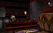 Koume en la Tienda de Pociones de Majora's Mask.
