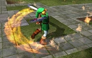 Link performing the Spin Attack