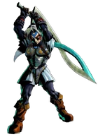 Oni Link avec l'espadon du dieu démon