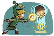 Link usando el Bastón Revés artwork TMC.png (351 kB) Artwork de Link utilizando el bastón revés.