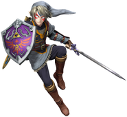 Link avec les couleurs du Dieu démon dans Super Smash Bros. for Nintendo 3DS / for Wii U