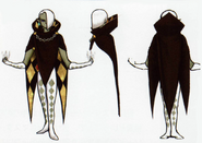 Concept art de Ghirahim dans Hyrule Historia.