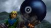 Link porte le bracelet pour tenir le Chomp