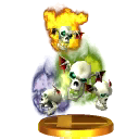 Trofeo de varios Bubbles en Super Smash Bros. (3DS).