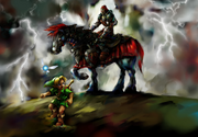 Link Link و Ganondorf