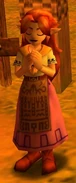 Adult Malon singing after the defeat of Ingo as seen in Ocarina of Time 3D