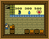 Une boutique de Fouyaya dans Oracle of Ages.