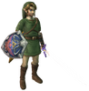 Le modèle de Link dans Twilight Princess