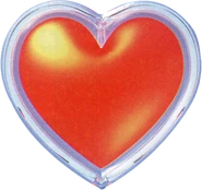 Artwork de un Contenedor de Corazón en Ocarina of Time.