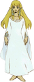 Concept art of Zelda as the Spirit Maiden from Skyward Sword