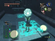 Un Astre porté par Link en intérieur (couleur blanchâtre).