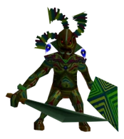 Odolwa tel qu'il apparaît dans le jeu.