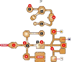 Map of the Inside Jabu-Jabu's Belly
