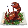 Crabe salé