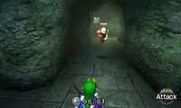 Link y Dampé corriendo