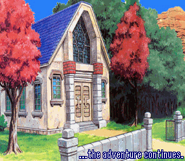 Cette image apparaît à la fin de la troisième semaine. Elle représente le sanctuaire.