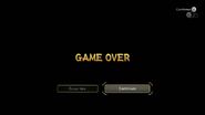 Game Over dans Twilight Princess HD.