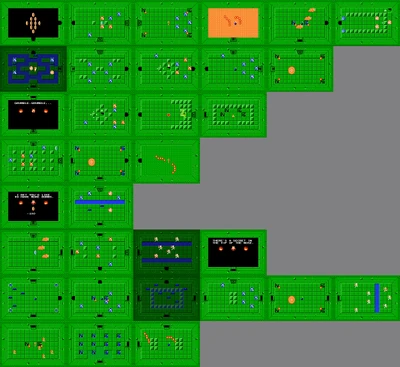 Map of Level 7 during the First Quest