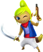 Tetra wielding her Cutlass and Pistol