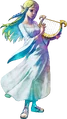 Princess Zelda Artwork 2 (Skyward Sword).png (2.21 MB) Artwork of Zelda with the Goddess's Harp in Skyward Sword