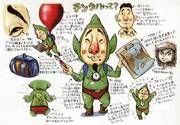 Tingle's Watch in his concept artwork from 