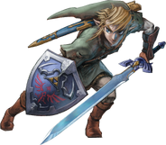 Link mit Master-Schwert Artwork(Twilight Princess)