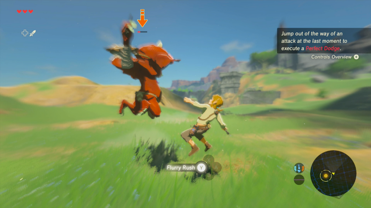 How do you get the perfect Dodge in Zelda?