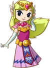 Artwork of Princess Zelda from Spirit Tracks