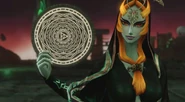 Hyrule Warriors Twili Midna Mirror (Battle Intro).png (689 KB) Twili Midna wielding her Mirror in her battle intro cutscene from Hyrule Warriors