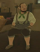 Cycas assis dans sa maison.