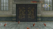The Door of Time as it appears within the main temple in Hyrule Warriors