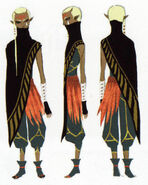 Concept art di Impa da Hyrule Historia