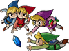 Arte dos quatros Links de Four Swords