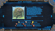 Hyrule Compendium entry for a Black Hinox in Breath of the Wild