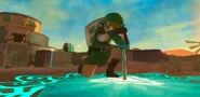 Link entrando en el umbral al Hypnea.