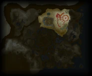 Localisation de la province d'Ordinn sur la carte d'Hyrule